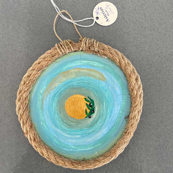 Olive in blue - 15 cm - 30 € Olive in blue - 15 cm - 30 €