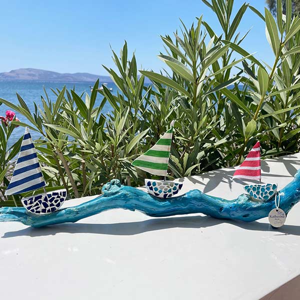 Little boats - 58cm x 17 cm - 50 € Little boats - 58cm x 17 cm - 50 €